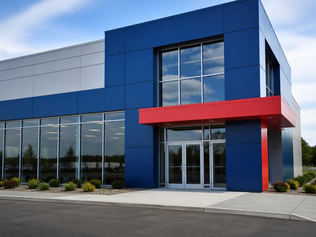 Atlas Aluminum storefront with aluminum and glass facade