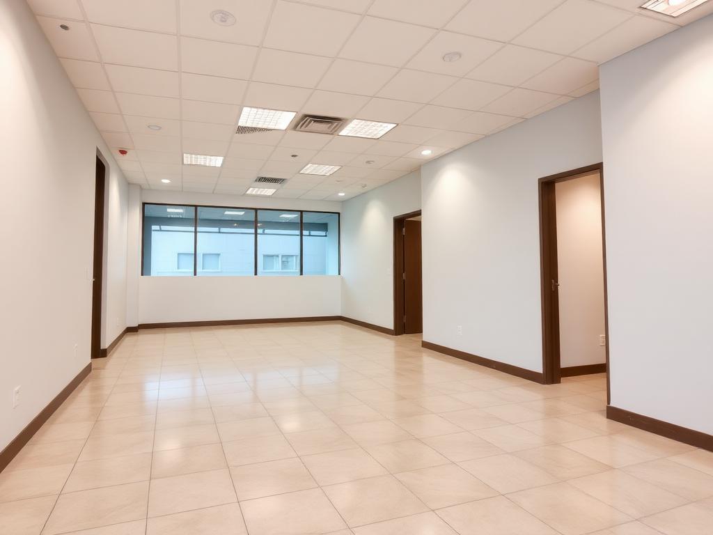 Newly renovated commercial office interior fit-out